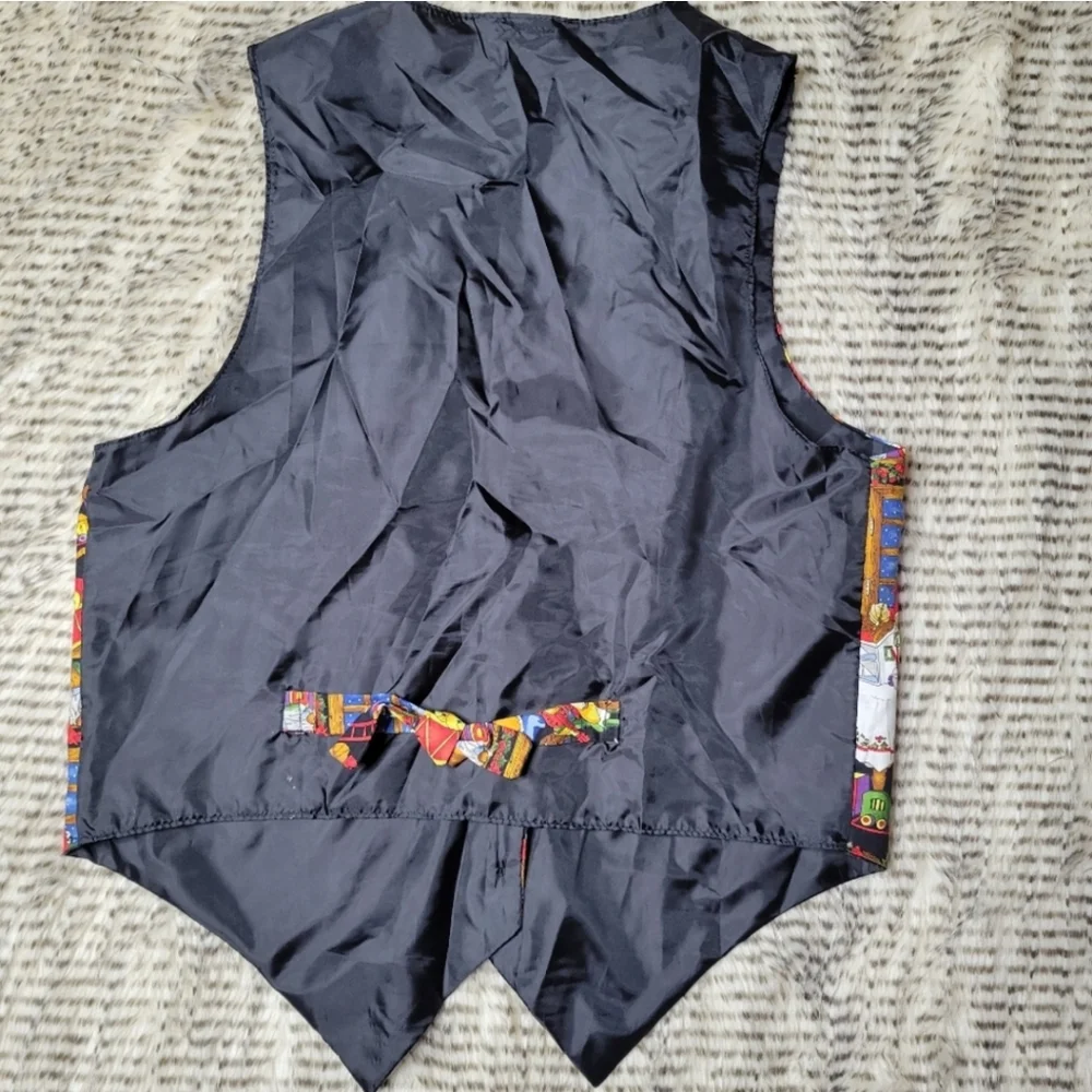 Vintage Santa's Workshop Ugly‎ Christmas/Holiday Vest